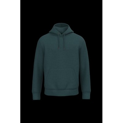 Sudadera algodón orgánico con capucha Amazon Green Heather Xxl
