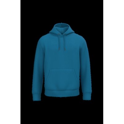 Sudadera algodón orgánico con capucha Blue Sapphire M