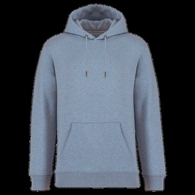 Sudadera algodón orgánico con capucha Cool blue heather 4XL