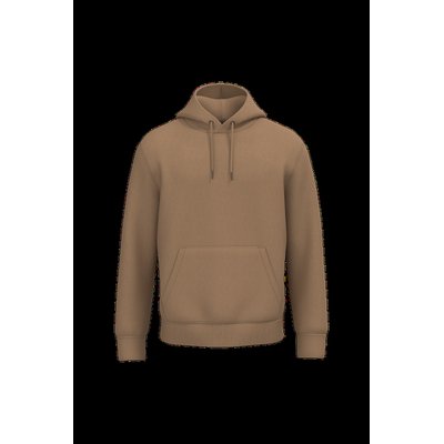 Sudadera algodón orgánico con capucha Dark Camel Xs