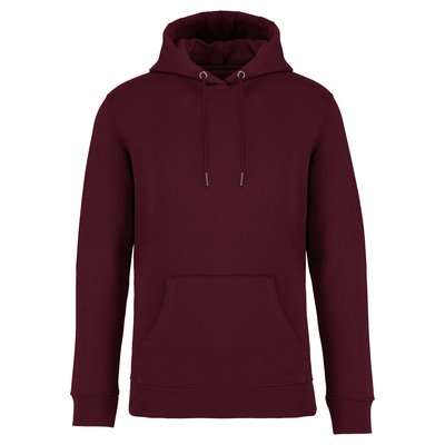 Sudadera algodón orgánico con capucha Dark Cherry 4XL