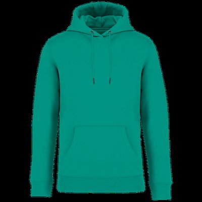 Sudadera algodón orgánico con capucha Gemstone Green S