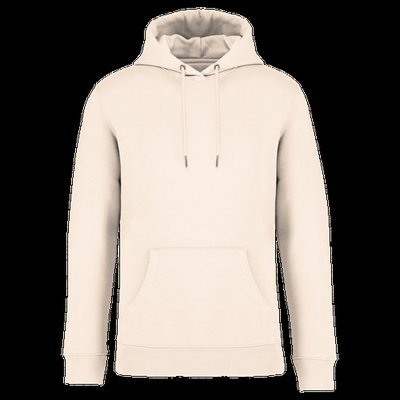 Sudadera algodón orgánico con capucha Ivory XL
