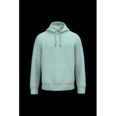 Sudadera algodón orgánico con capucha Jade Green Xs