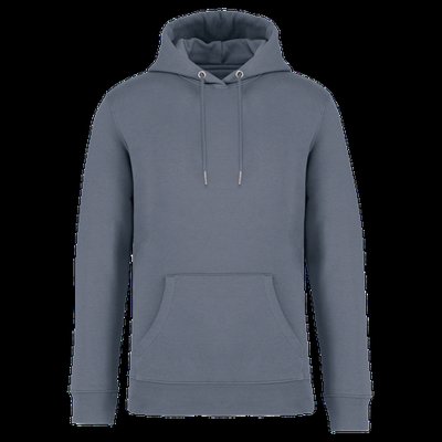 Sudadera algodón orgánico con capucha Mineral Grey 4XL