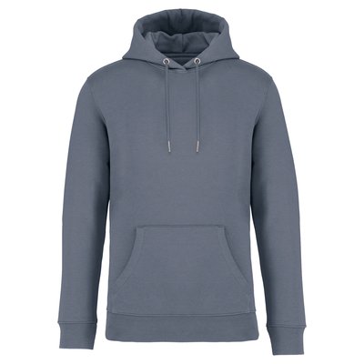 Sudadera algodón orgánico con capucha Mineral Grey S