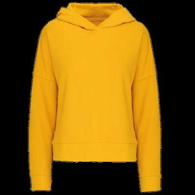 Sudadera algodón orgánico capucha mujer Mellow Yellow S/M
