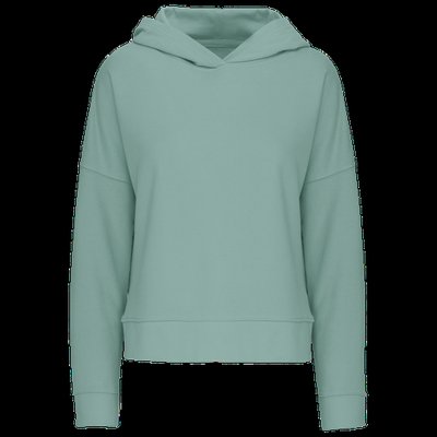 Sudadera algodón orgánico capucha mujer Sage S/M