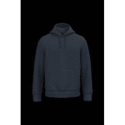 Sudadera algodón orgánico con capucha Navy Blue Heather Xs