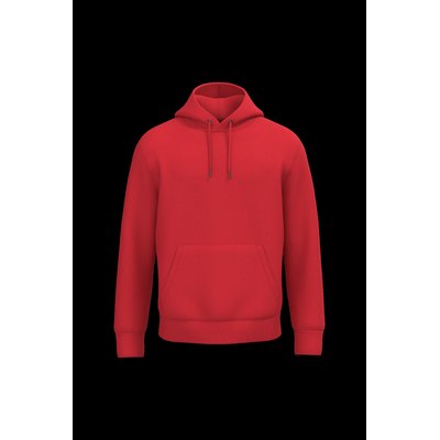 Sudadera algodón orgánico con capucha Poppy Red M