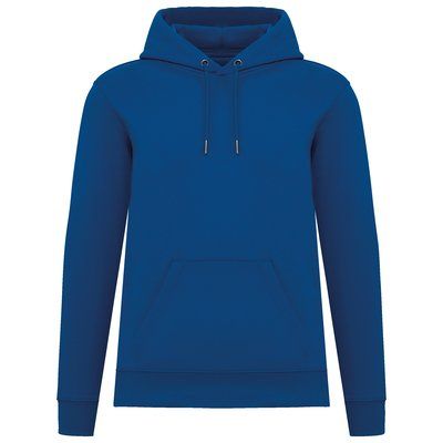 Sudadera algodón orgánico con capucha Sea Blue S
