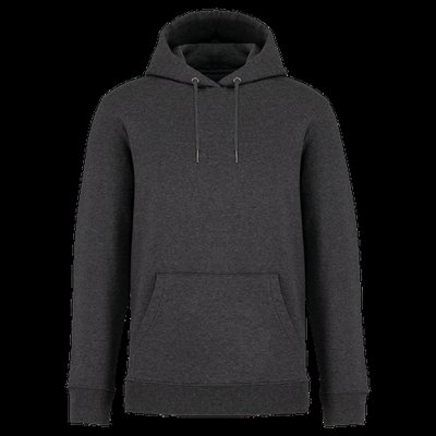 Sudadera algodón orgánico con capucha Volcano Grey Heather 3XL
