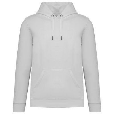 Sudadera algodón orgánico con capucha White XXL