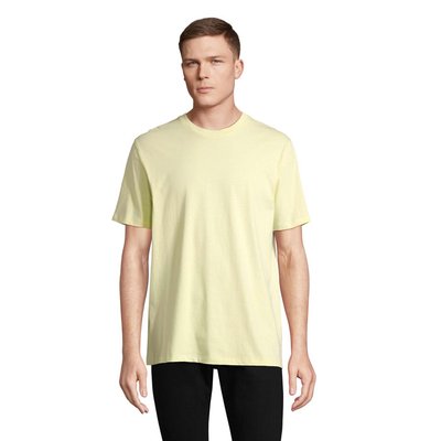 Sudadera Algodón Orgánico Corte Moderno Amarillo Claro Xl