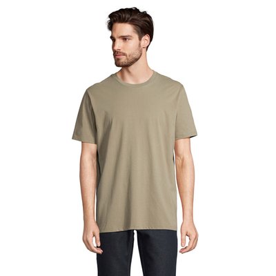 Sudadera Algodón Orgánico Corte Moderno Caqui Xl