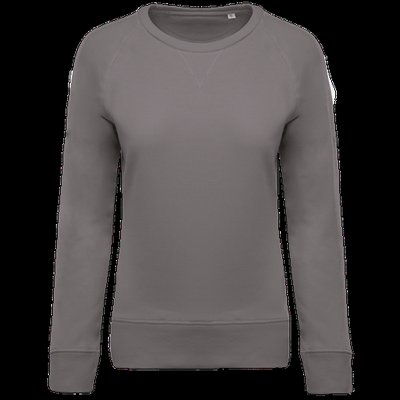 Sudadera algodón orgánico cuello redondo Storm Grey Xxl