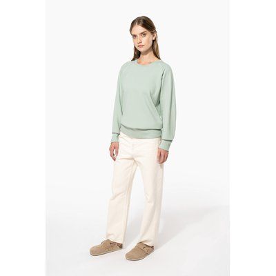 Sudadera algodón orgánico cuello redondo