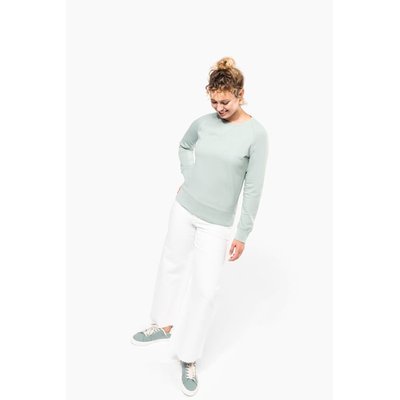 Sudadera algodón orgánico cuello redondo