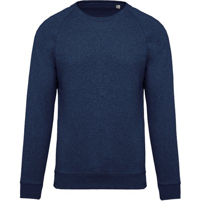 Sudadera Algodón Orgánico para Niños French Navy Heather 10/12 ans