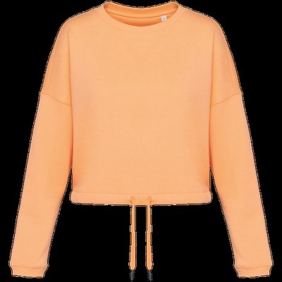 Sudadera algodón orgánico oversize Apricot XL