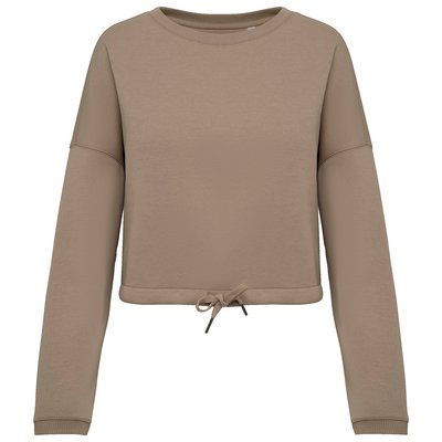 Sudadera algodón orgánico oversize Wet Sand L