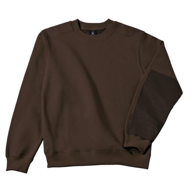 Sudadera de algodón y poliéster Brown 4XL