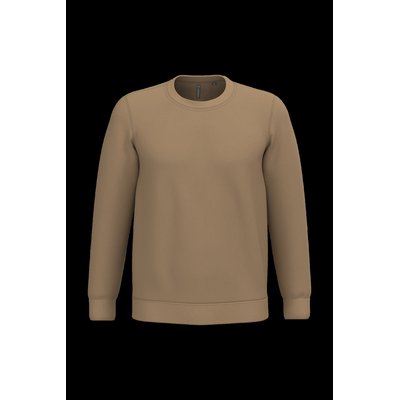 Sudadera algodón poliéster cuello redondo Camel Xxl