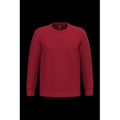 Sudadera algodón poliéster cuello redondo Cherry Red L
