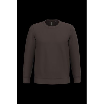 Sudadera algodón poliéster cuello redondo Chocolate S