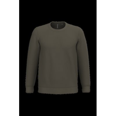 Sudadera algodón poliéster cuello redondo Dark Khaki M