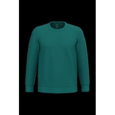 Sudadera algodón poliéster cuello redondo Emerald Green 4Xl