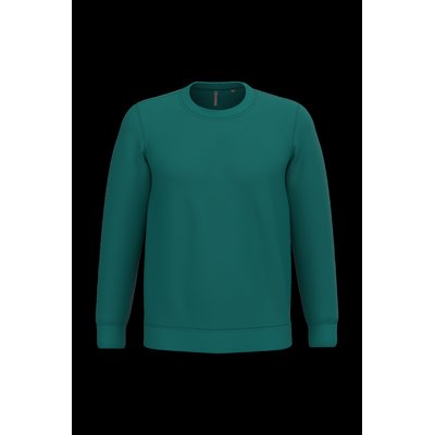 Sudadera algodón poliéster cuello redondo Emerald Green L