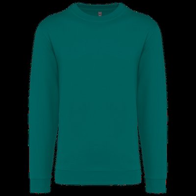 Sudadera algodón poliéster cuello redondo Emerald Green XXL