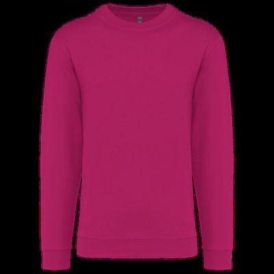 Sudadera algodón poliéster cuello redondo Fuchsia M