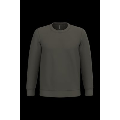 Sudadera algodón poliéster cuello redondo Green Olive S