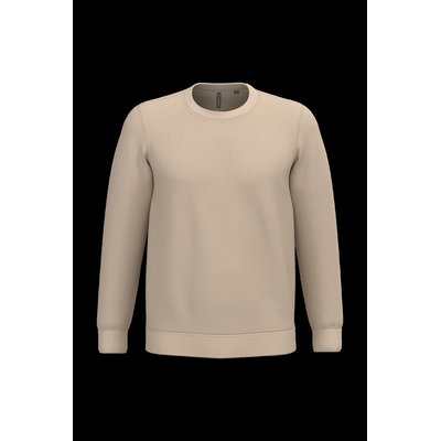 Sudadera algodón poliéster cuello redondo Light Sand 3Xl