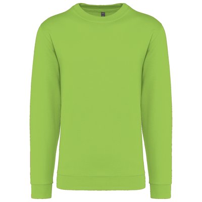 Sudadera algodón poliéster cuello redondo Lime XXL