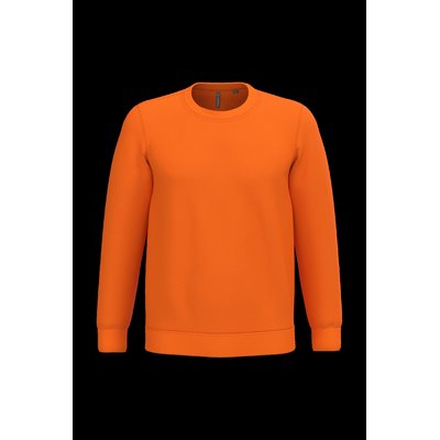 Sudadera algodón poliéster cuello redondo Orange L