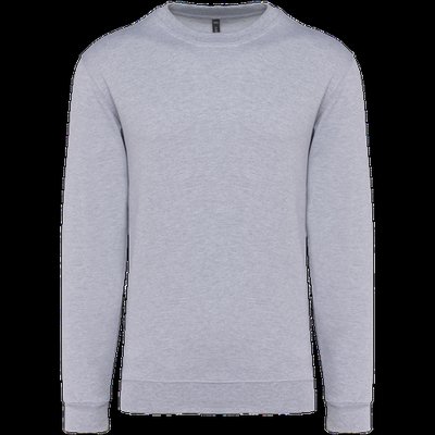 Sudadera algodón poliéster cuello redondo Oxford Grey S