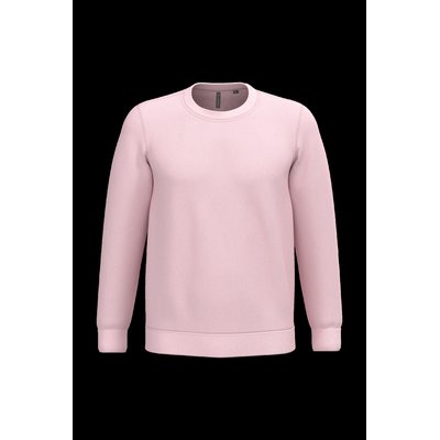 Sudadera algodón poliéster cuello redondo Pale Pink Xs