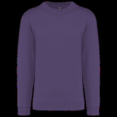 Sudadera algodón poliéster cuello redondo Purple L