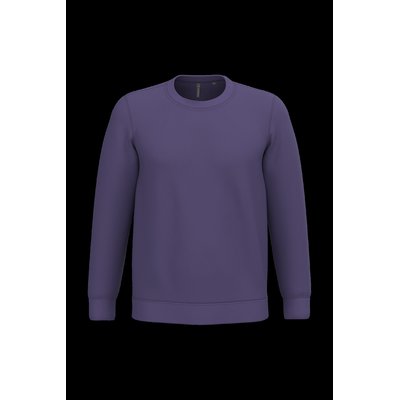 Sudadera algodón poliéster cuello redondo Purple M