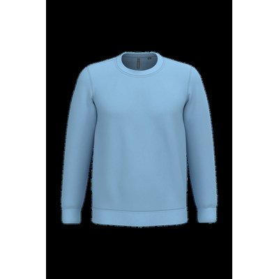 Sudadera algodón poliéster cuello redondo Sky Blue L