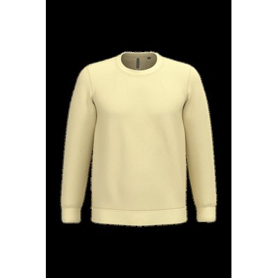 Sudadera algodón poliéster cuello redondo Straw Yellow L
