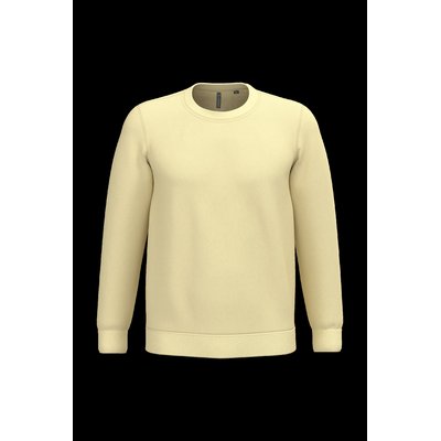 Sudadera algodón poliéster cuello redondo Straw Yellow M