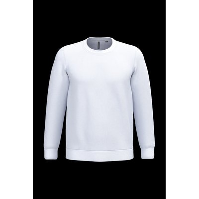Sudadera algodón poliéster cuello redondo White 4Xl