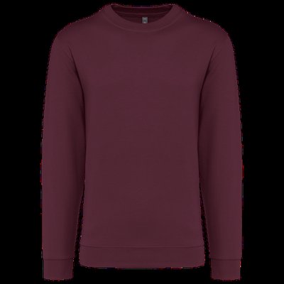 Sudadera algodón poliéster cuello redondo Wine 4XL