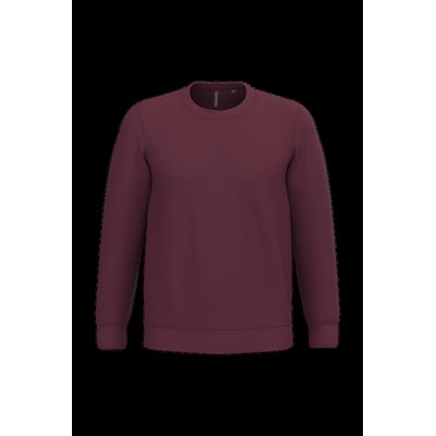 Sudadera algodón poliéster cuello redondo Wine S