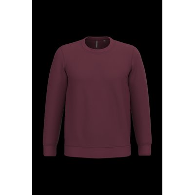 Sudadera algodón poliéster cuello redondo Wine Xs