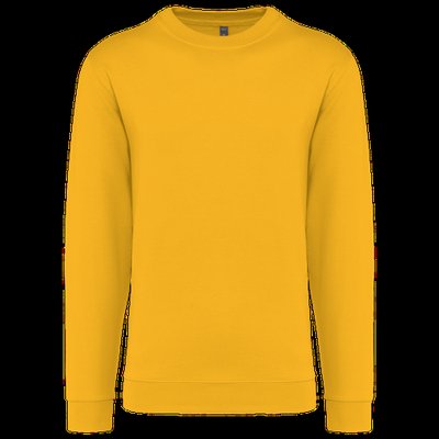 Sudadera algodón poliéster cuello redondo Yellow M